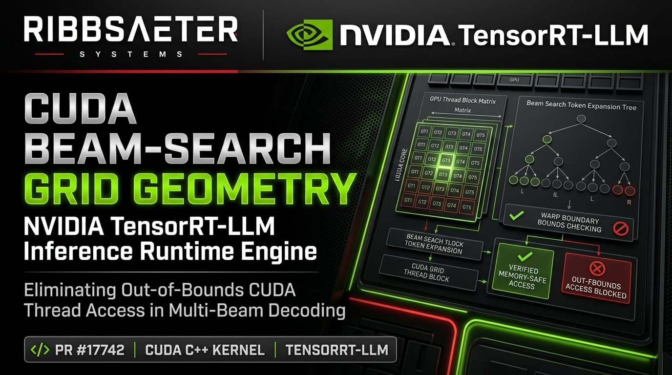 NVIDIA TensorRT-LLM: CUDA Beam Search Geometry