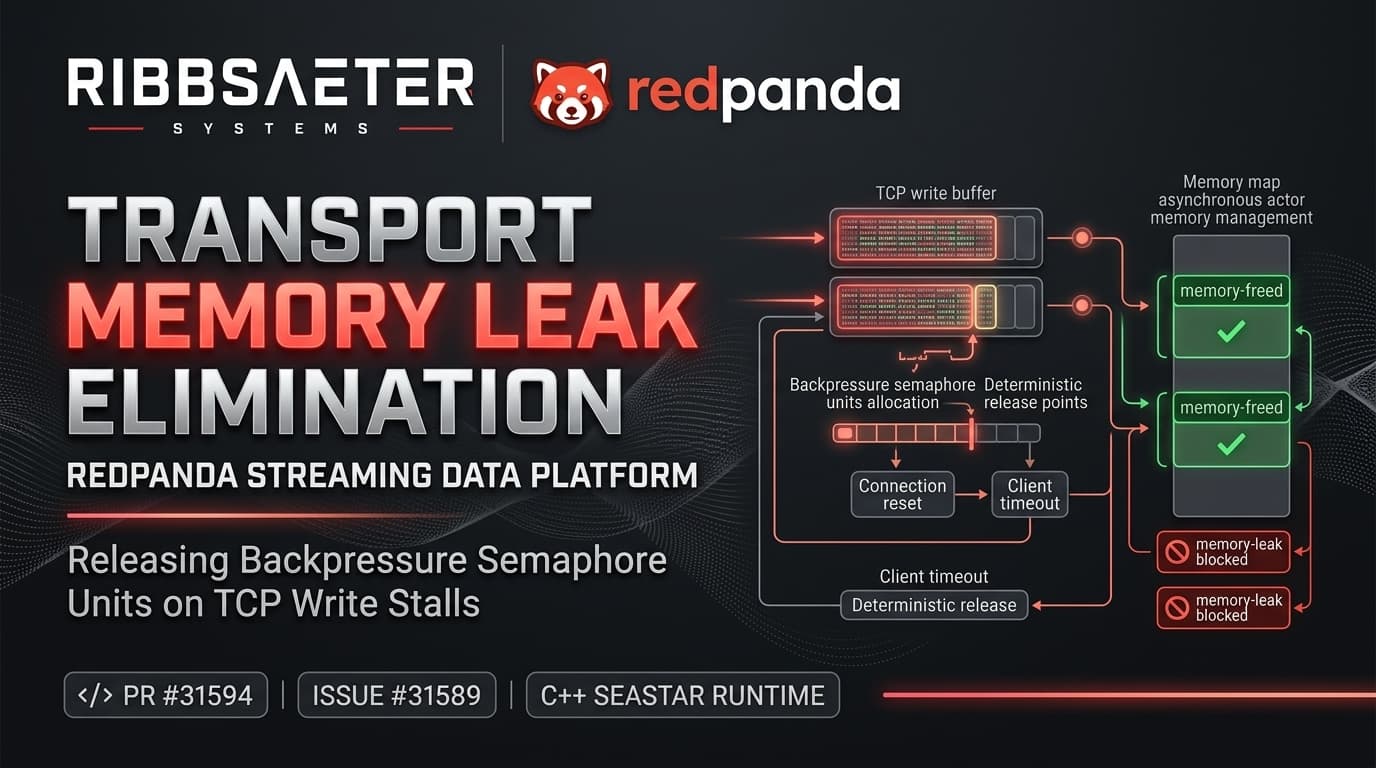 Redpanda: Transport Memory Backpressure