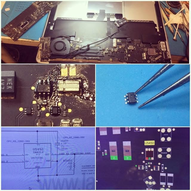 MacBook Logic Board Schematic and Boardview Fault Tracing
